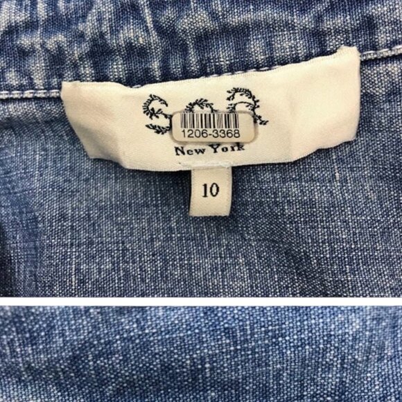 SEA Denim Dress - Size 10 - Picture 2 of 11
